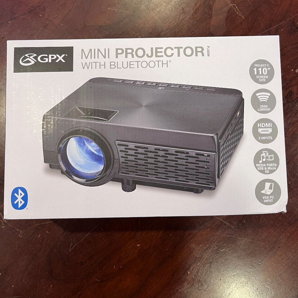 GBX LED Mini Projector NWT